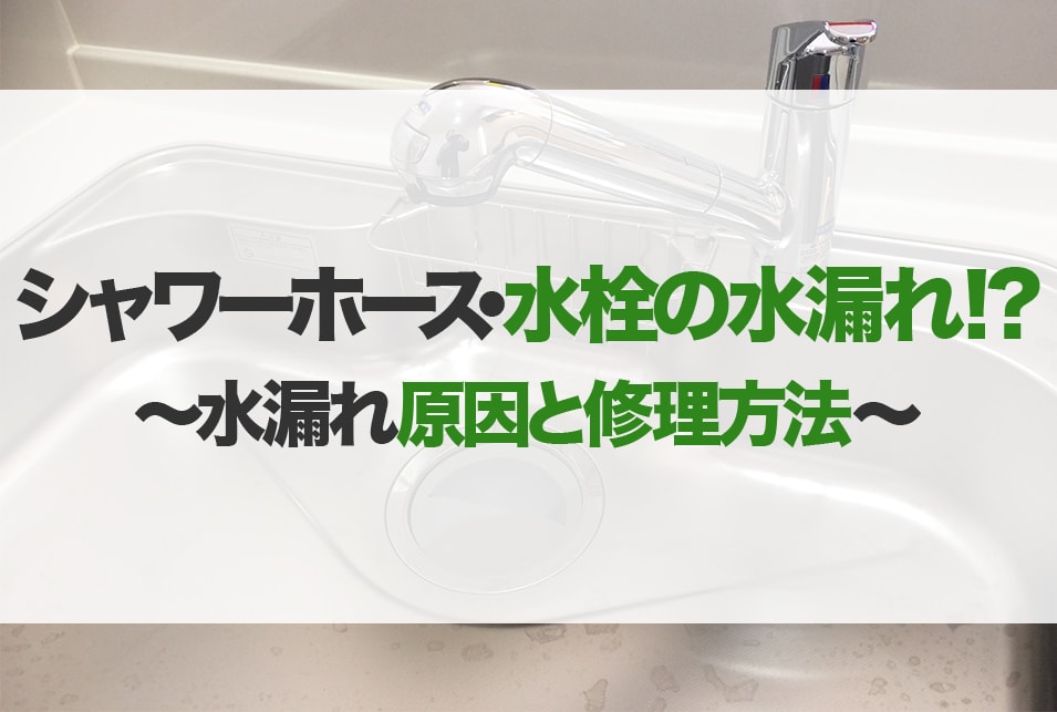 キッチンのシャワーホース 水栓からの水漏れ原因と修理方法とは レスキューラボ