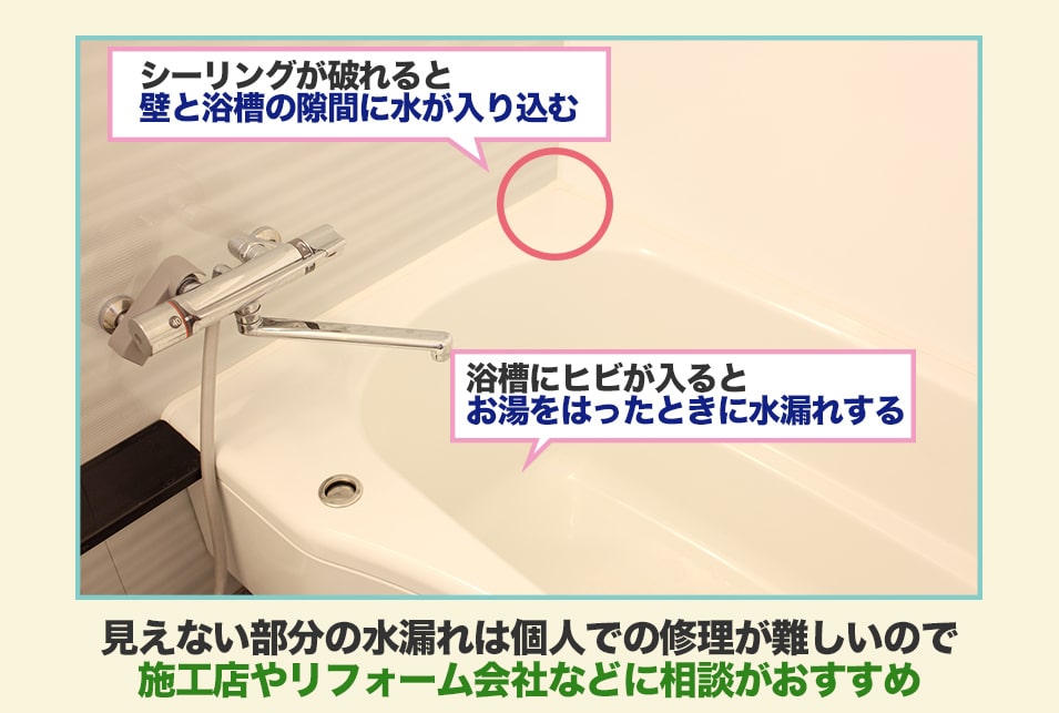 浴室の水漏れを修理する方法 蛇口 浴槽 給湯器など場所別の対処法とは レスキューラボ